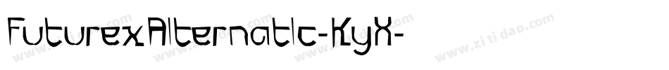 FuturexAlternatlc-KyX字体转换