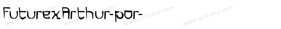 FuturexArthur-por字体转换