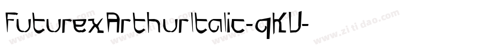 FuturexArthurItalic-qKV字体转换