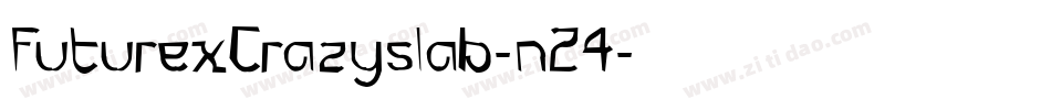 FuturexCrazyslab-n24字体转换