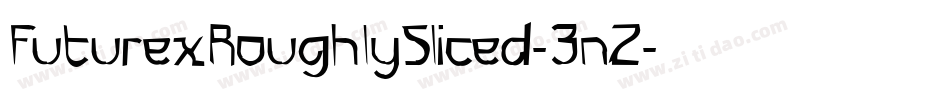 FuturexRoughlySliced-3nZ字体转换