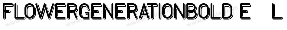 FlowerGenerationBold-E02l字体转换