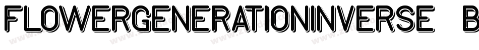 FlowerGenerationInverse-3BKz字体转换