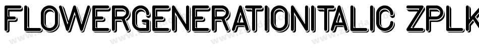 FlowerGenerationItalic-ZPlK字体转换