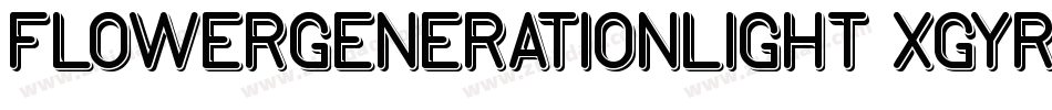 FlowerGenerationLight-xgYR字体转换
