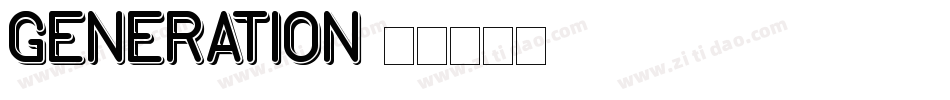 Generation字体转换