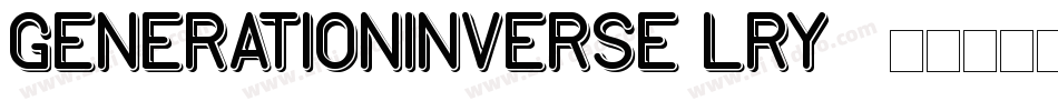 GenerationInverse-lry0字体转换