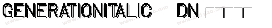 GenerationItalic-92Dn字体转换