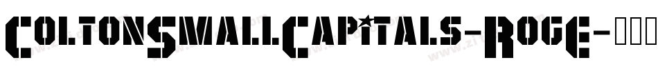 ColtonSmallCapitals-R0gE字体转换