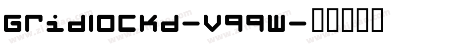 Gridlockd-Vq9w字体转换