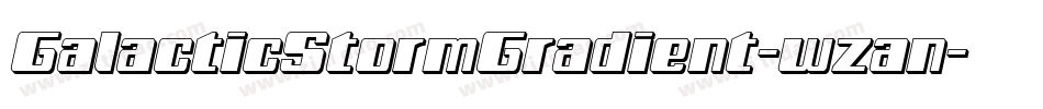 GalacticStormGradient-wzan字体转换