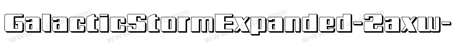 GalacticStormExpanded-2axw字体转换