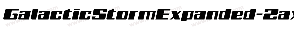 GalacticStormExpanded-2axw字体转换
