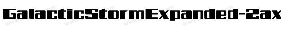 GalacticStormExpanded-2axw字体转换