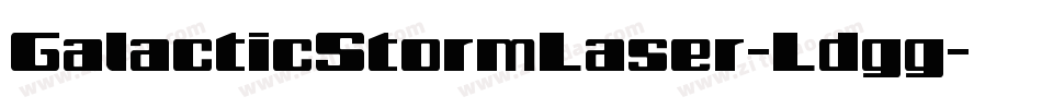 GalacticStormLaser-Ldgg字体转换