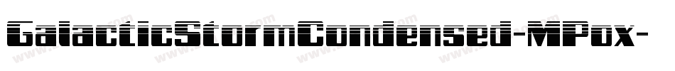 GalacticStormCondensed-MPox字体转换