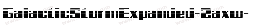GalacticStormExpanded-2axw字体转换