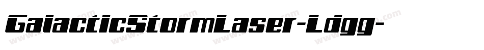 GalacticStormLaser-Ldgg字体转换