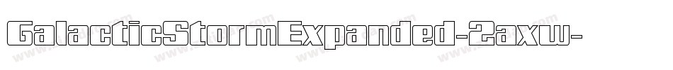 GalacticStormExpanded-2axw字体转换