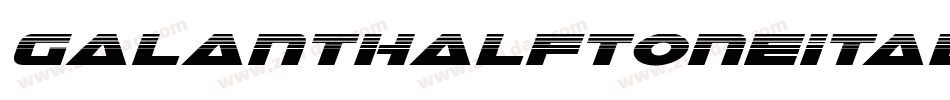 GalantHalftoneItalic-Y4rv字体转换