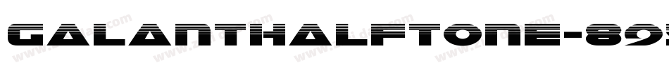 GalantHalftone-895z字体转换