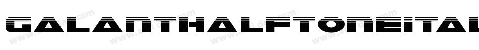 GalantHalftoneItalic-Y4rv字体转换