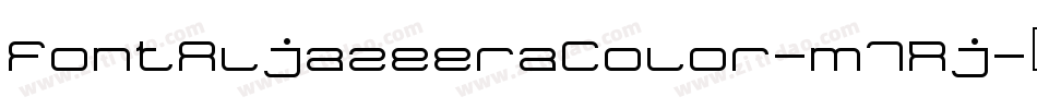 FontAljazeeraColor-m7Rj字体转换