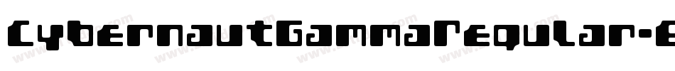 CybernautGammaRegular-Ex5n字体转换