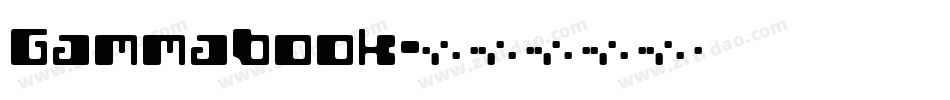 GammaBook字体转换