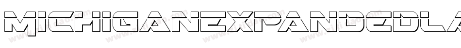 MichiganExpandedLaserItalic-P0o2字体转换
