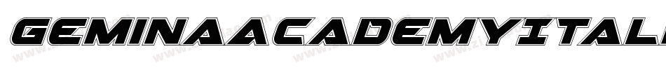 GeminaAcademyItalic-rMOp字体转换 GeminaAcademyItalic-rMOp字体转换