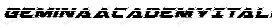 GeminaAcademyItalic-rMOp字体转换 GeminaAcademyItalic-rMOp字体转换
