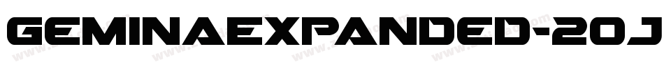 GeminaExpanded-2oJl字体转换