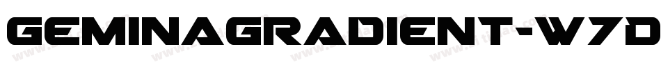 GeminaGradient-w7D8字体转换 GeminaGradient-w7D8字体转换