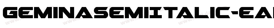 GeminaSemiItalic-eAm6字体转换