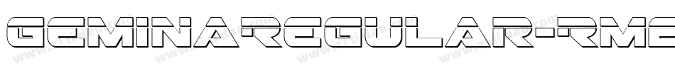 GeminaRegular-RmEo字体转换