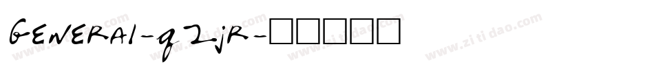 General-qZjr字体转换