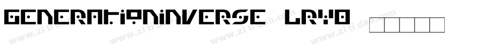 GenerationInverse-lry0字体转换