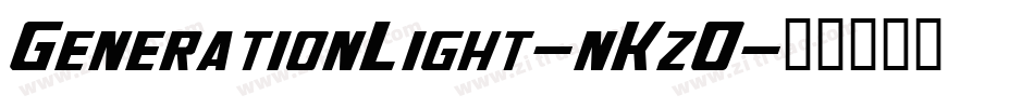 GenerationLight-nKz0字体转换