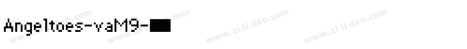 Angeltoes-vaM9字体转换