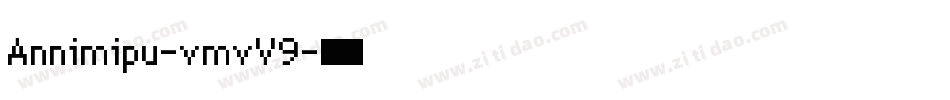 Annimipu-vmvV9字体转换