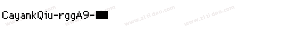 CayankQiu-rggA9字体转换