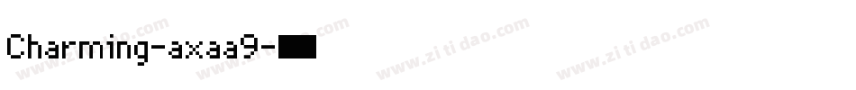 Charming-axaa9字体转换