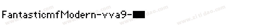 FantasticmfModern-vva9字体转换