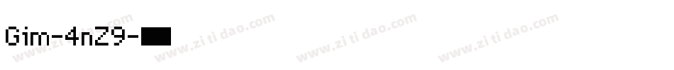Gim-4nZ9字体转换