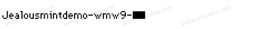Jealousmintdemo-wmw9字体转换