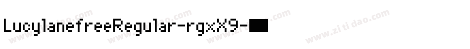 LucylanefreeRegular-rgxX9字体转换