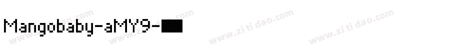 Mangobaby-aMY9字体转换