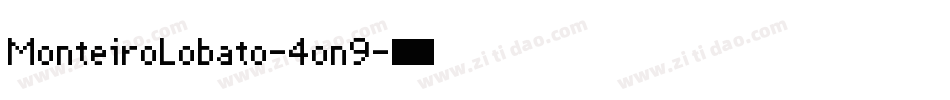 MonteiroLobato-4on9字体转换