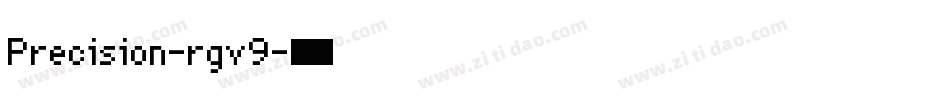 Precision-rgv9字体转换